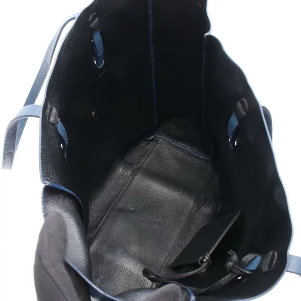 Balenciaga Leather Bag Tote Blue - Picture 3 of 10